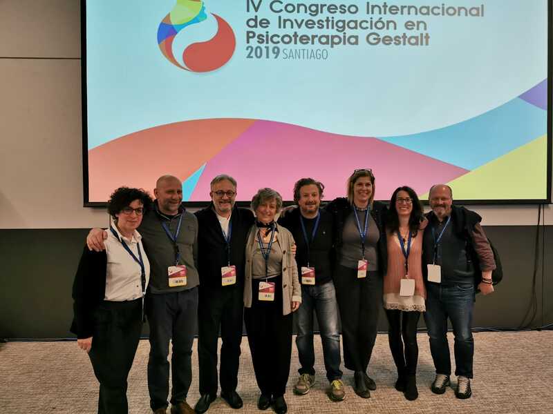 Con Margherita Spagnuolo-Lobb, Michele Cannavò, Rosanna Biasi, Gianni Francesetti et al. a Santiago
